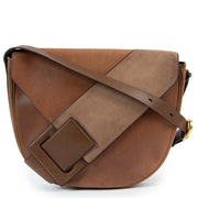 Shop safe online Delvaux brown crossbody in good condition, Shop online 100% authentic Delvaux bag in good condition, Preloved Delvaux bag in good condition.