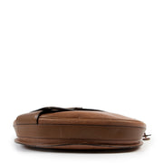 Shop safe online Delvaux brown crossbody in good condition, Shop online 100% authentic Delvaux bag in good condition, Preloved Delvaux bag in good condition.