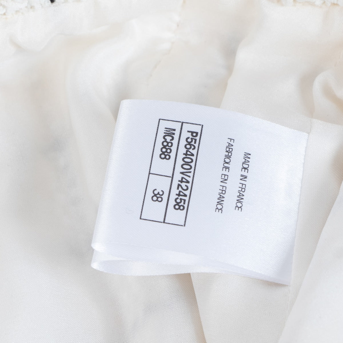 Chanel Zomer 2017 Witte Tweed Rok - Maat 38