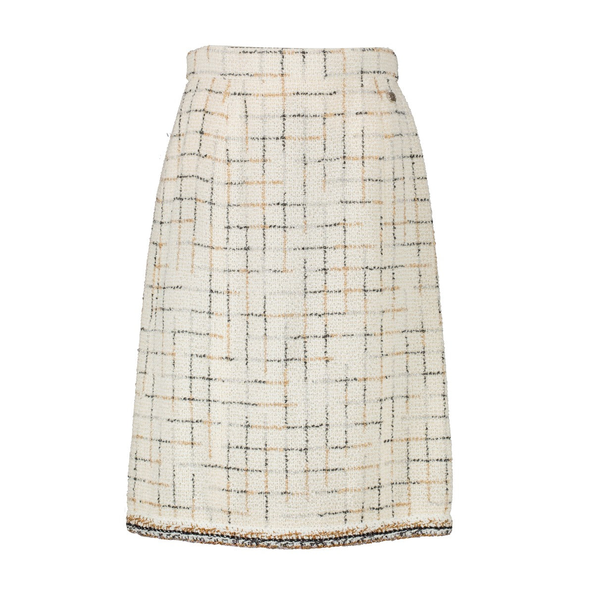 Chanel Zomer 2017 Witte Tweed Rok - Maat 38