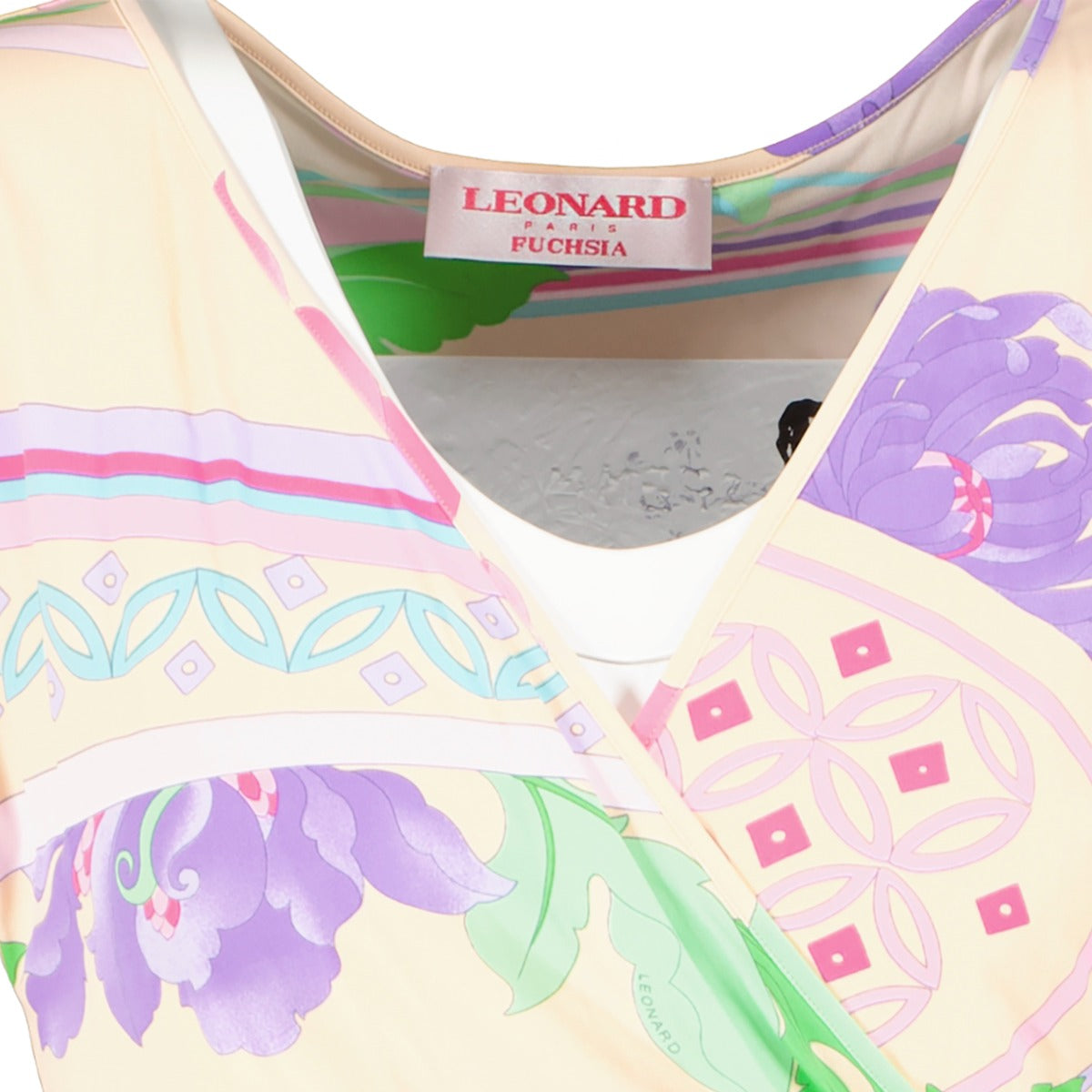 Leonard Fuchsia Floral Print Dress