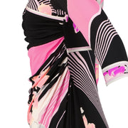 Leonard Multicolor Floral Print Wrap Dress