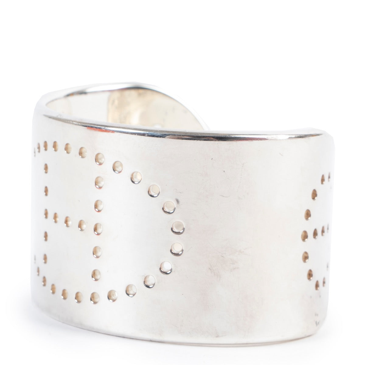 Buy a 100% authentic second hand Hermès Eclipse sterling silver cuff at Labellov