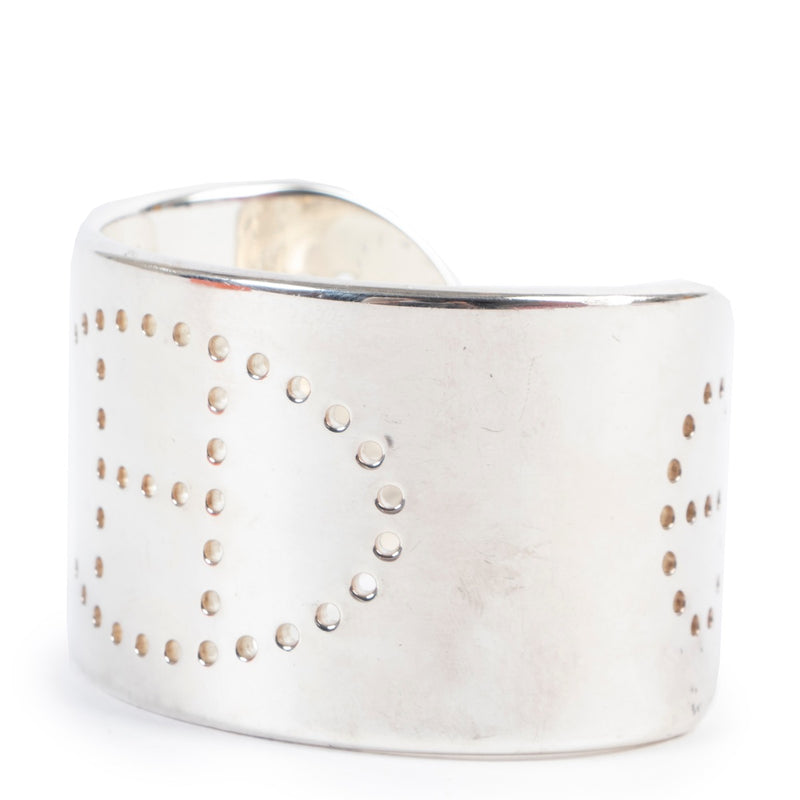 Buy a 100% authentic second hand Hermès Eclipse sterling silver cuff at Labellov