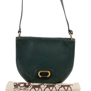 Shop safe online Delvaux green crossbody bag in good condition, Shop online 100% authentic Delvaux crossbody bag in good condition, Preloved Delvaux bag in good condition.