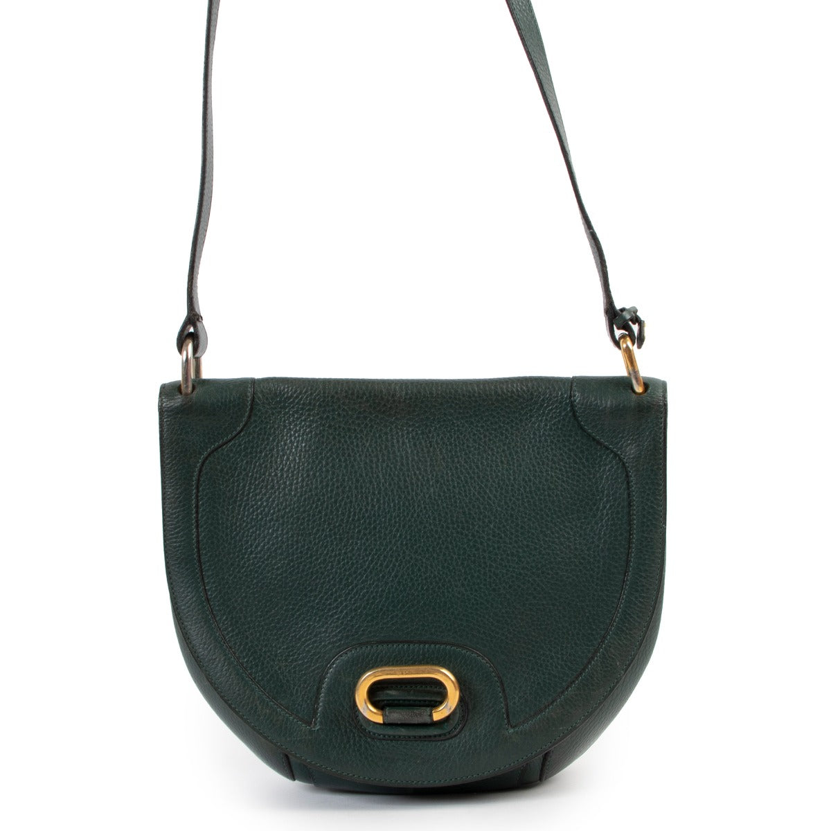 Shop safe online Delvaux green crossbody bag in good condition, Shop online 100% authentic Delvaux crossbody bag in good condition, Preloved Delvaux bag in good condition.