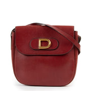 Shop safe online Delvaux red crossbody bag, Shop online 100%authentic Delvaux red crossbody bag, Preloved Delvaux crossbody bag in very good condition.