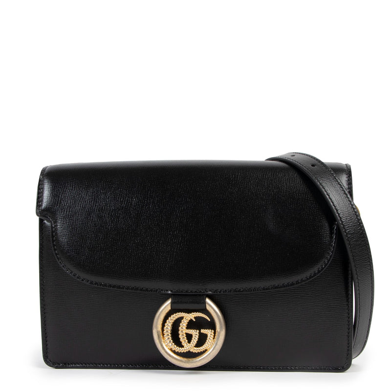 Gucci GG Ring Small Leather Shoulder Bag
