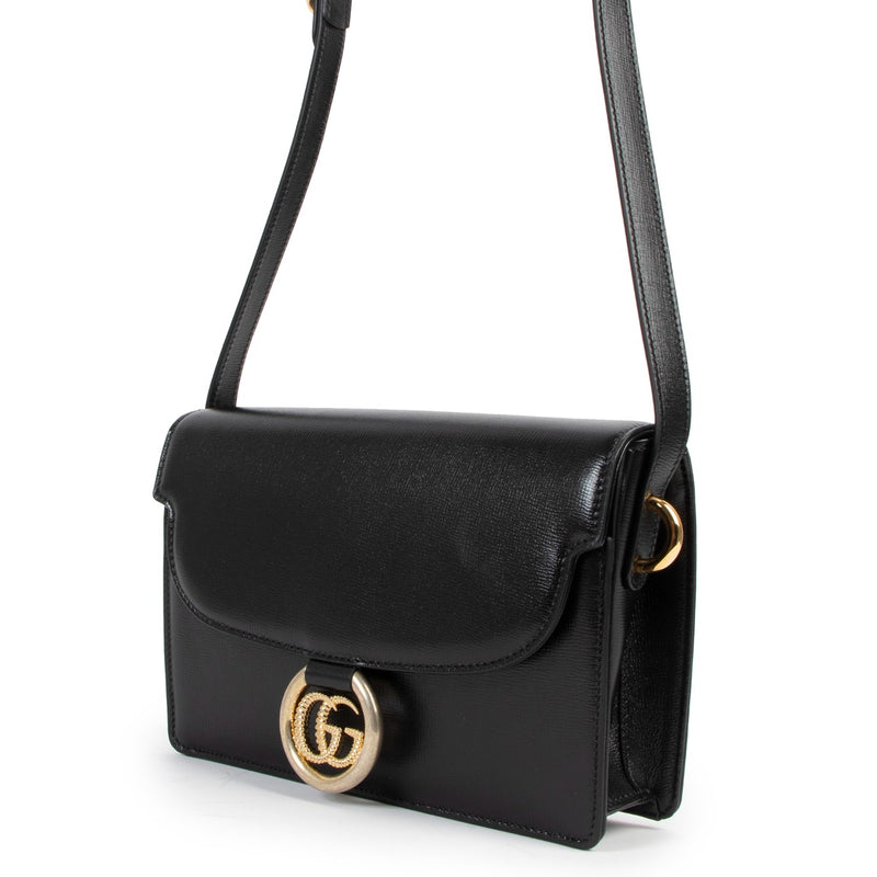 Gucci GG Ring Small Leather Shoulder Bag