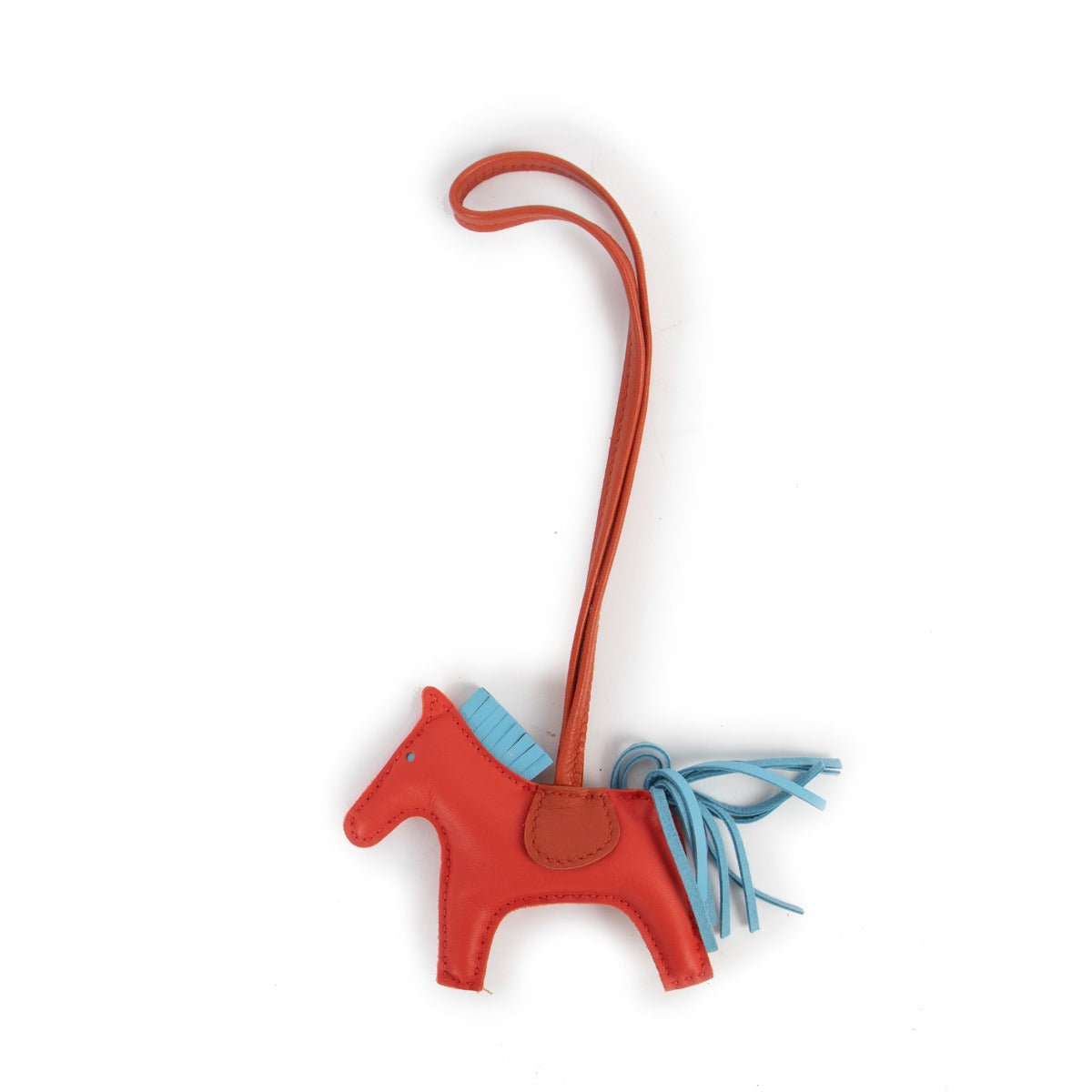 Hermès Rodéo PM Red/Blue Bag Charm