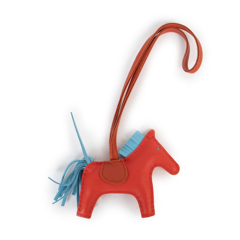 Hermès Rodéo PM Red/Blue Bag Charm