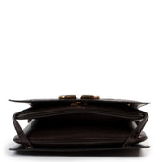 Delvaux Camargue Brown Crocodile Vintage Shoulder Bag, Delvaux Crocodile, Delvaux Crocodile bag, Delvaux Brown bag