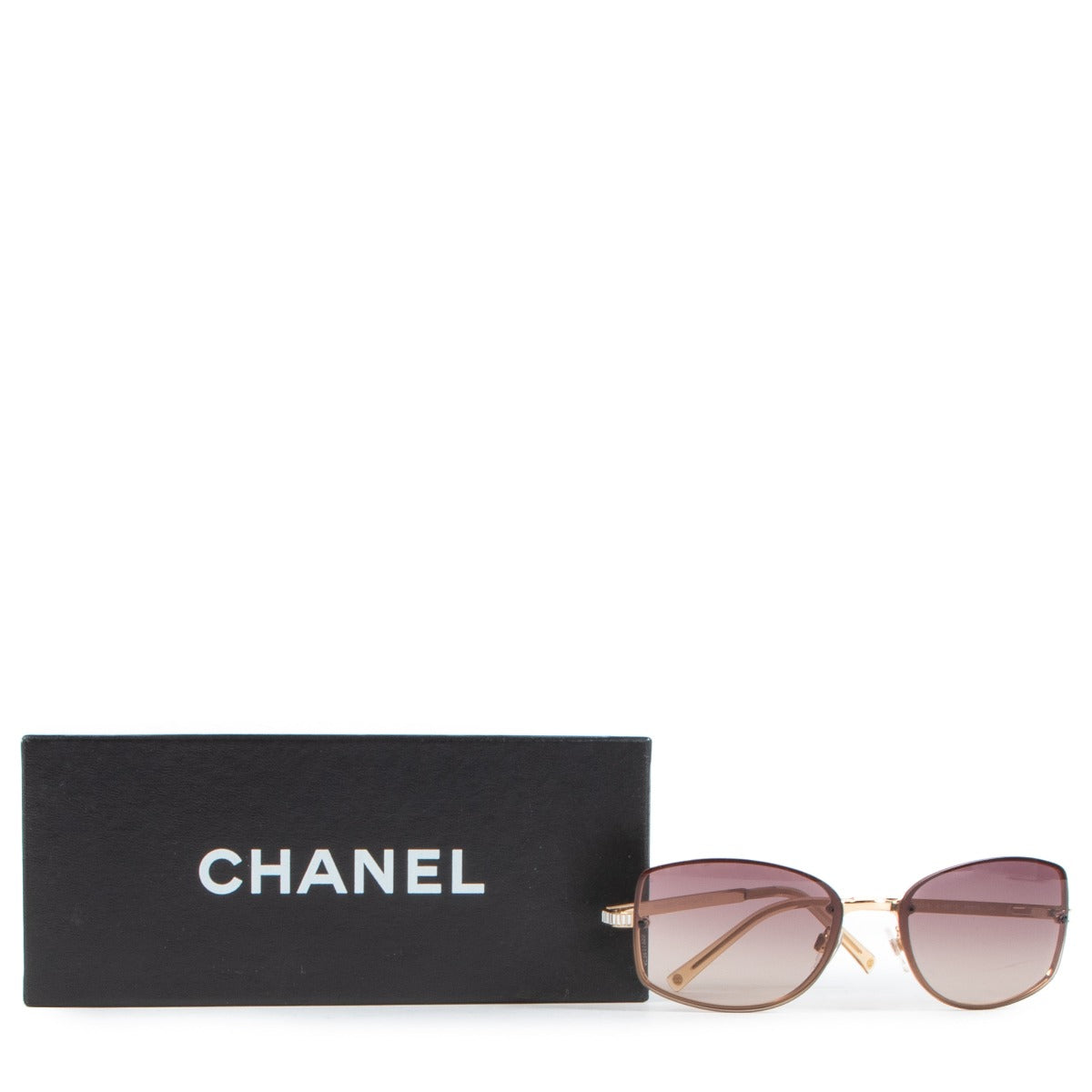 Chanel 4123 Gold Crystal Sunglasses