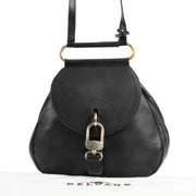 Delvaux Black Cerceau Shoulder Bag