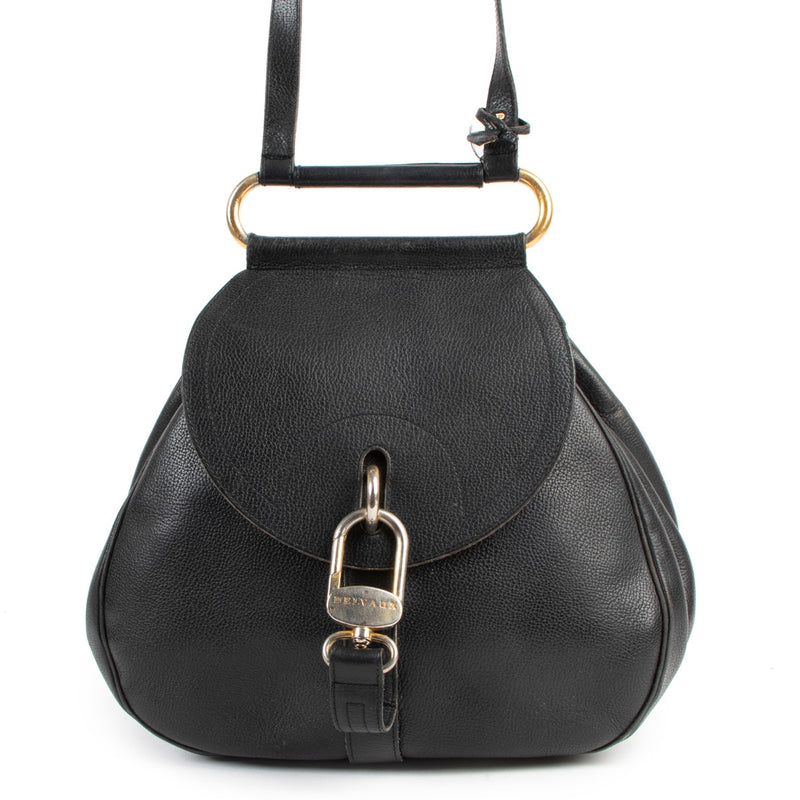 Delvaux Black Cerceau Shoulder Bag