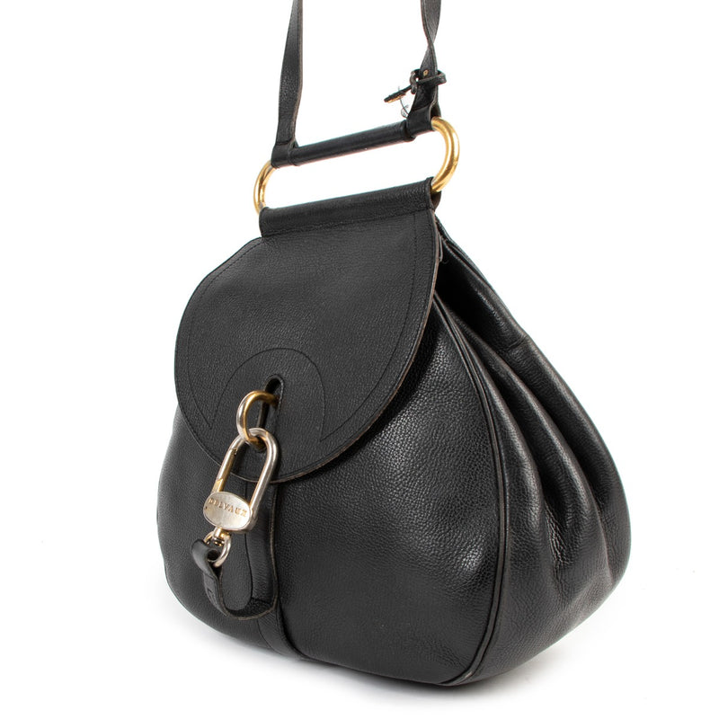 Delvaux Black Cerceau Shoulder Bag