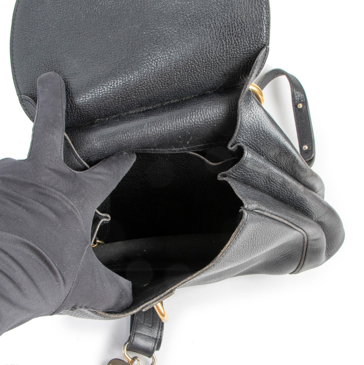 Delvaux Black Cerceau Shoulder Bag
