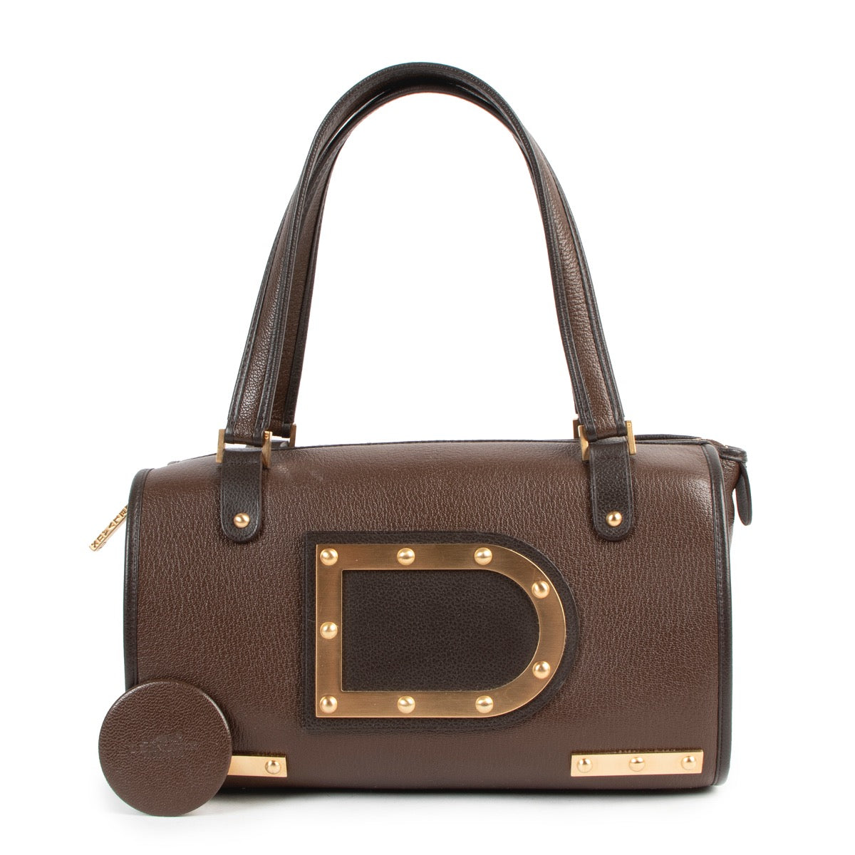Shop now for your pre-loved, 100% authentic Delvaux Brown Astrid Top handle bag, at Labellov.