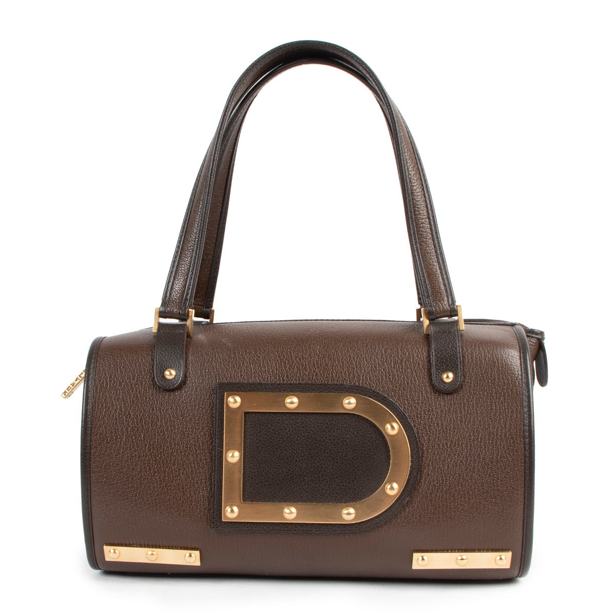 Shop now for your pre-loved, 100% authentic Delvaux Brown Astrid Top handle bag, at Labellov.