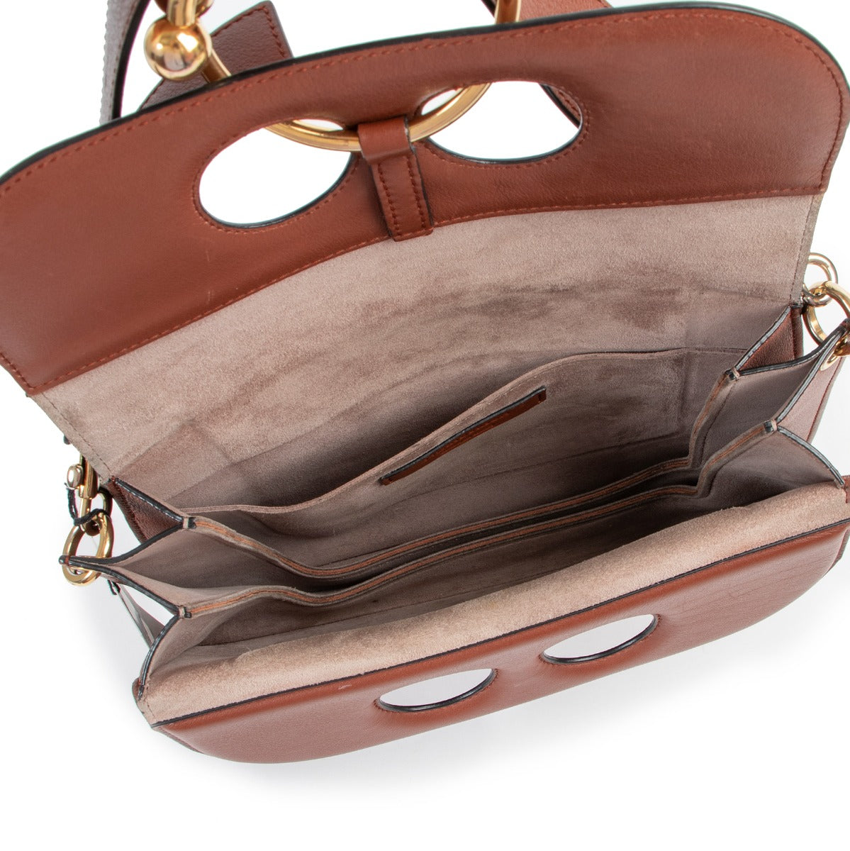 Shop second hand designer vintage luxury high end fashion JW Anderson Medium Pierce Tan Shoulder Bag at Labellov