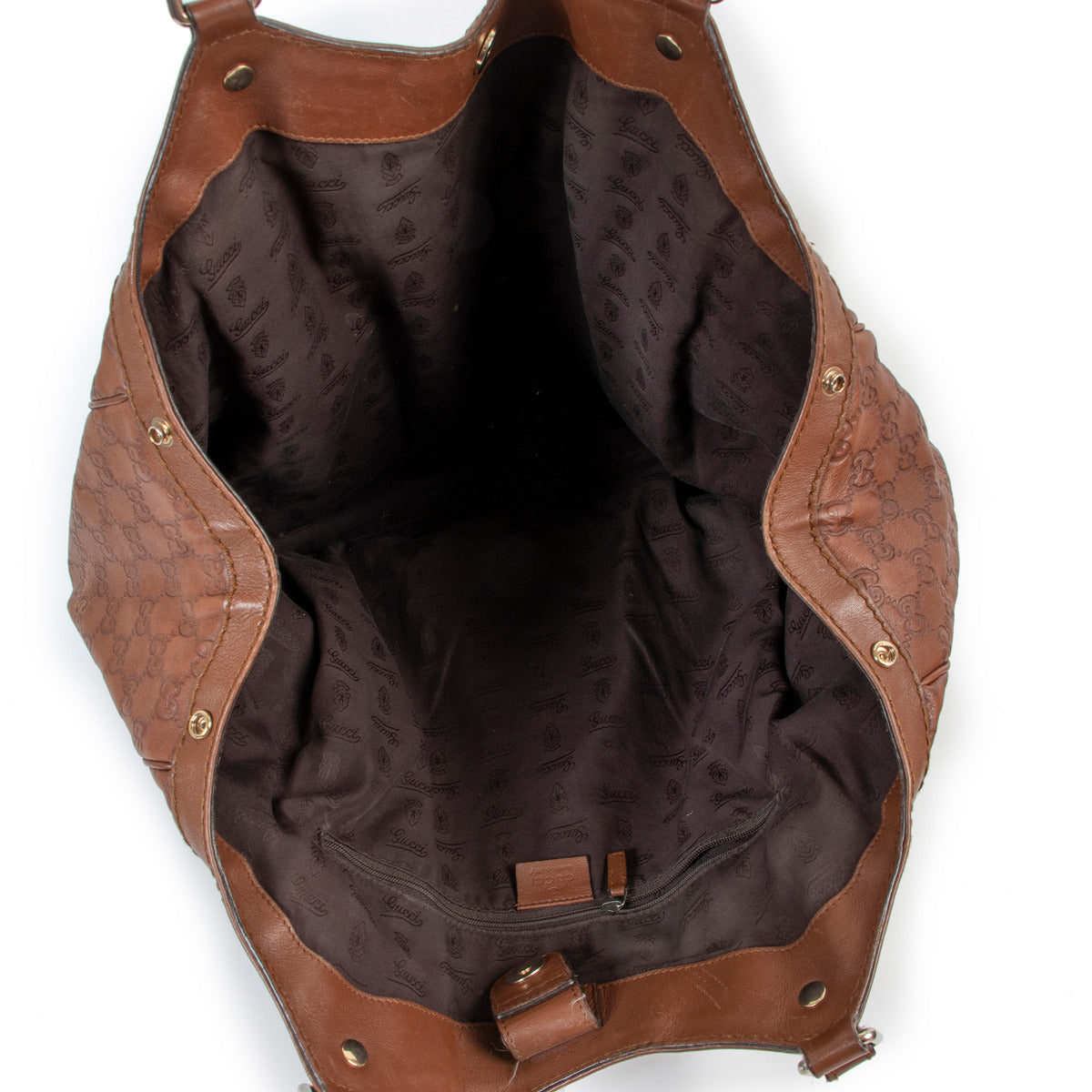 Sac fourre-tout grand format Gucci Sukey marron Guccissima