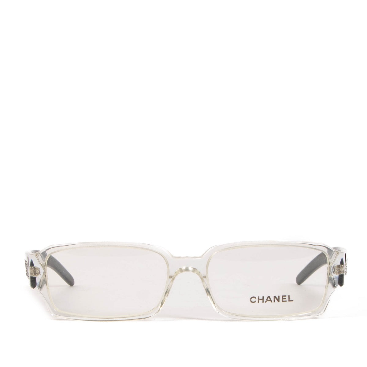 Shop safe online at Labellov these 100% authentic second hand Chanel Black Logo 3059 Optical Glasses