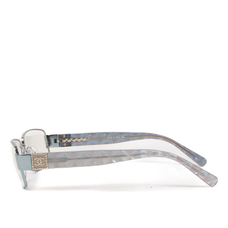 Shop safe online at Labellov these 100% authentic second hand Chanel Blue 2062 Optical Glasses