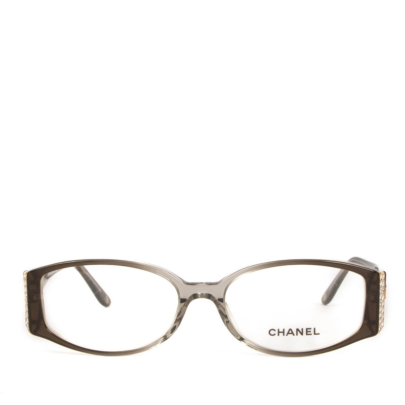 Shop safe online at Labellov these 100% authentic second hand Chanel Grey 3065 Optical Glasses