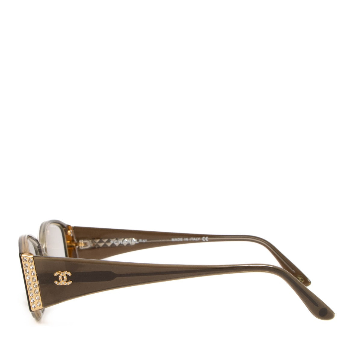 Shop safe online at Labellov these 100% authentic second hand Chanel Grey 3065 Optical Glasses