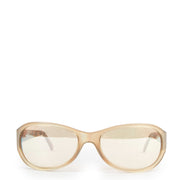 Chanel Gold Schimmer Oval Sunglasses