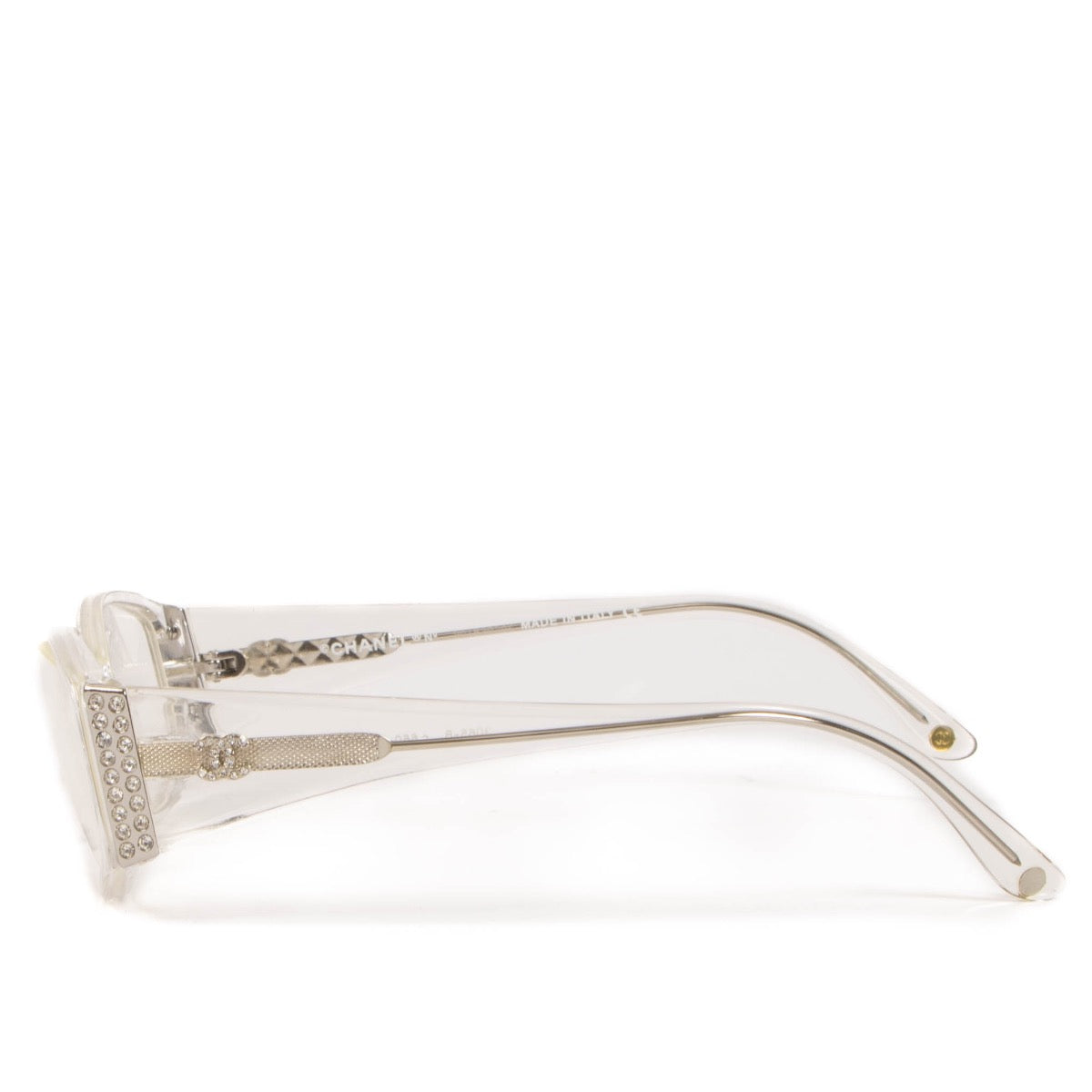 Shop safe online at Labellov these 100% authentic second hand Chanel Translucent 3065 Optical Glasses