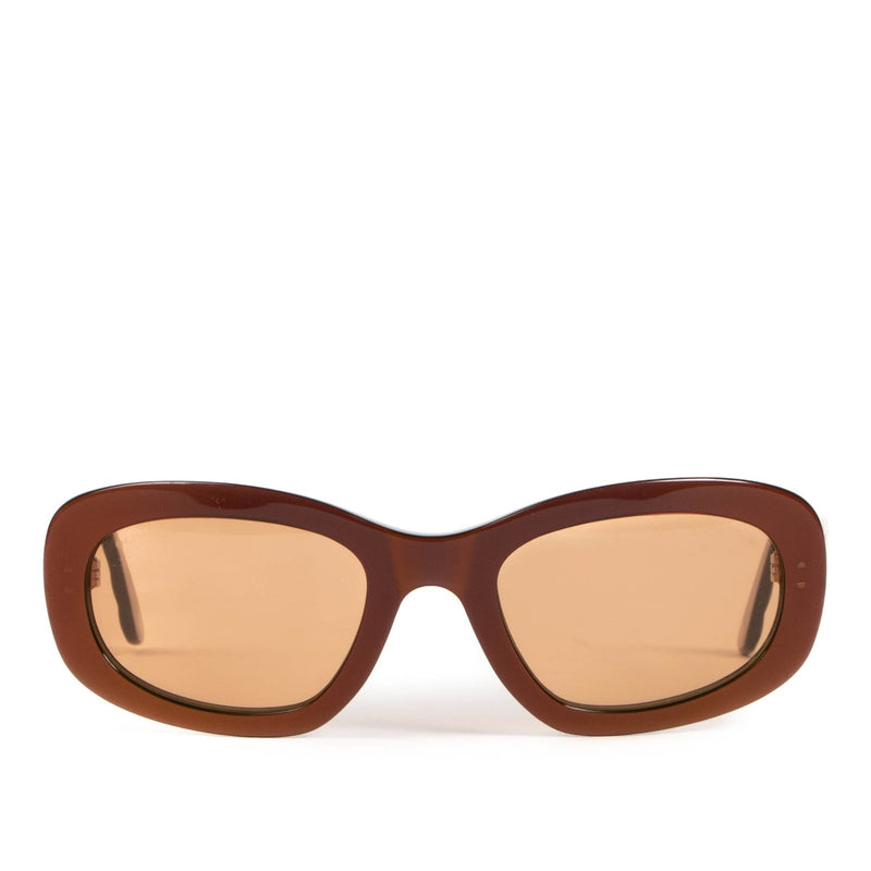 Shop safe online at labellov in Antwerp, Brussels and Knokke these 100% authentic second hand Chanel Red Hologram 5009 CC Quited Sunglasses