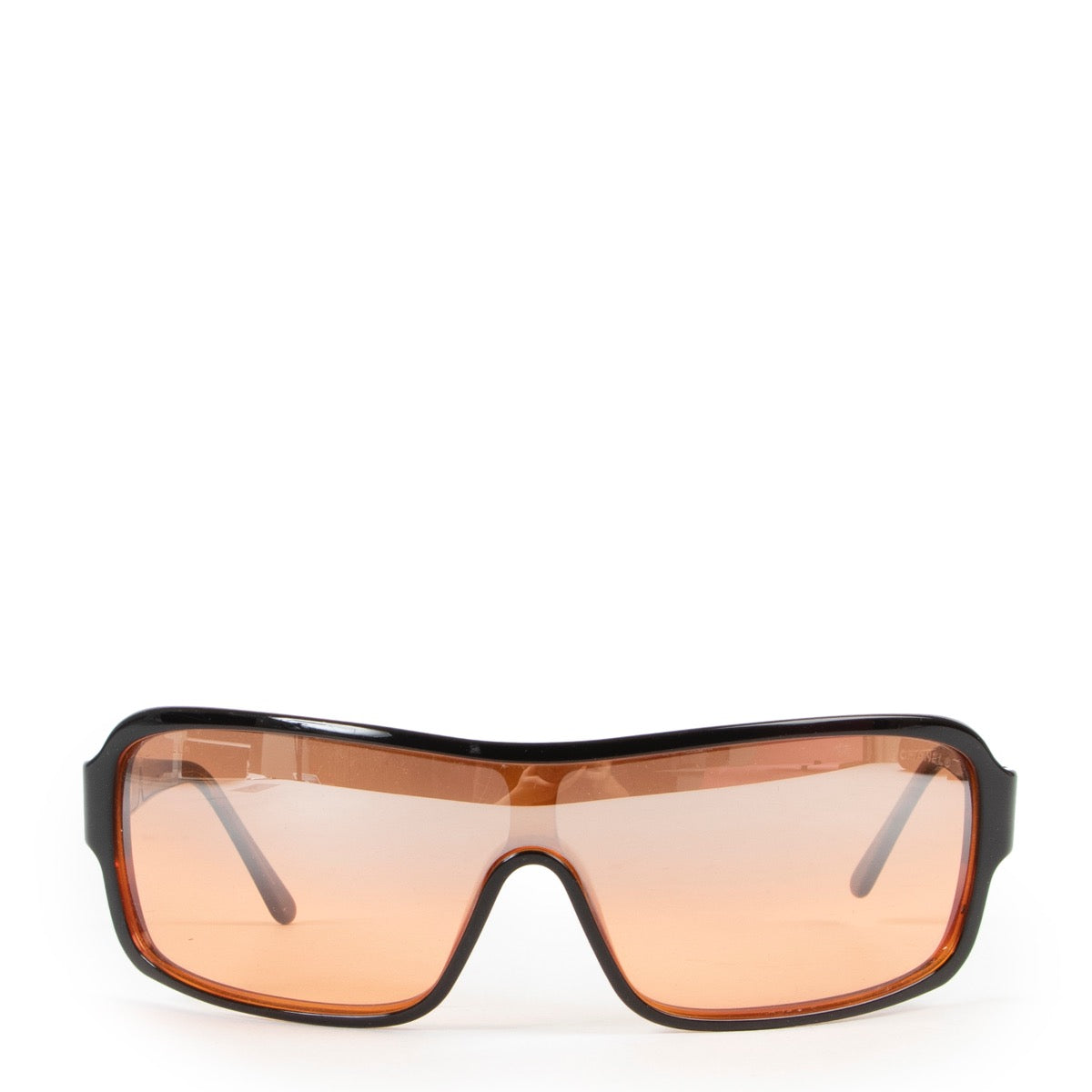 Buy an authentic pair of second hand Chanel Brown Mono-Sunglasses at Labellov