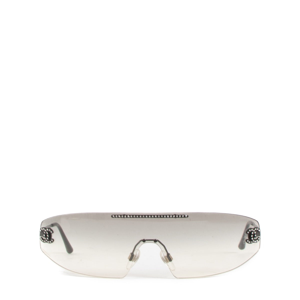 Chanel Black 4078 CC Crystal Sunglasses