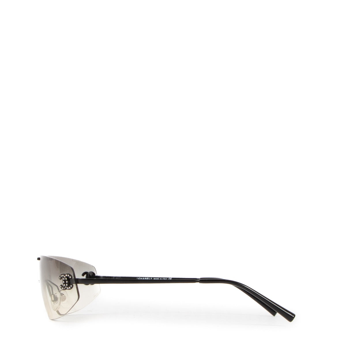 Chanel Black 4078 CC Crystal Sunglasses