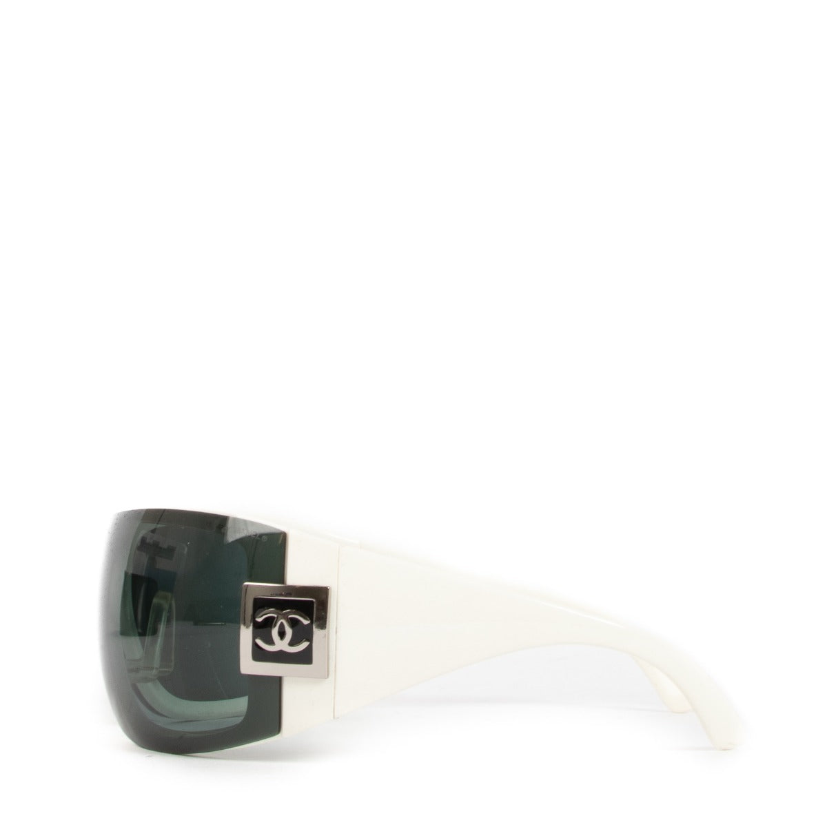 Chanel White 5086 Shield Glasses