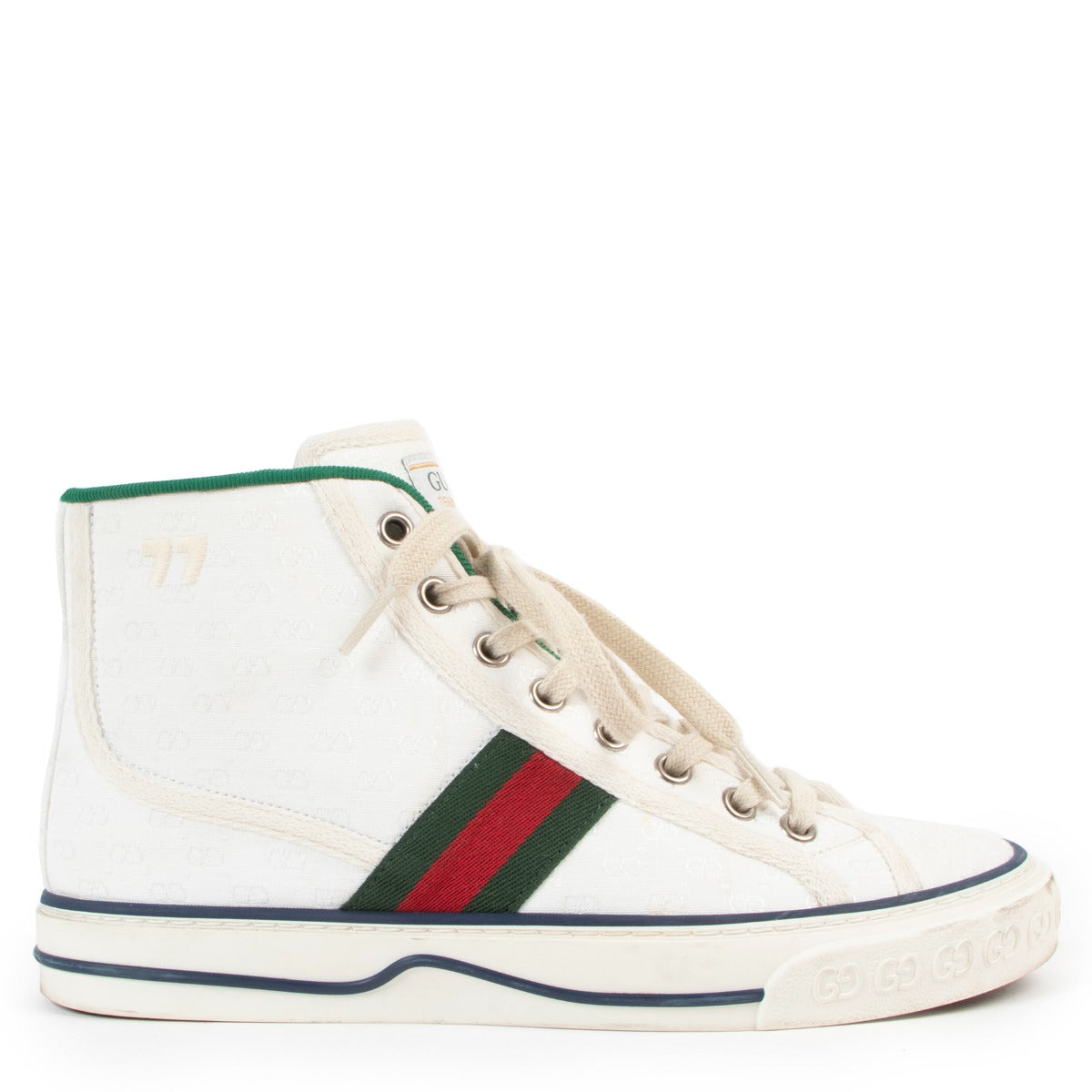 Shop second hand luxury designer high end fashion Gucci Tennis 1977 High Top Sneakers at Labellov.