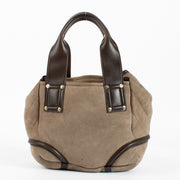 Authentic pre-loved Chanel CC Logo Suede Brown Shearling Bag on Labellov.com