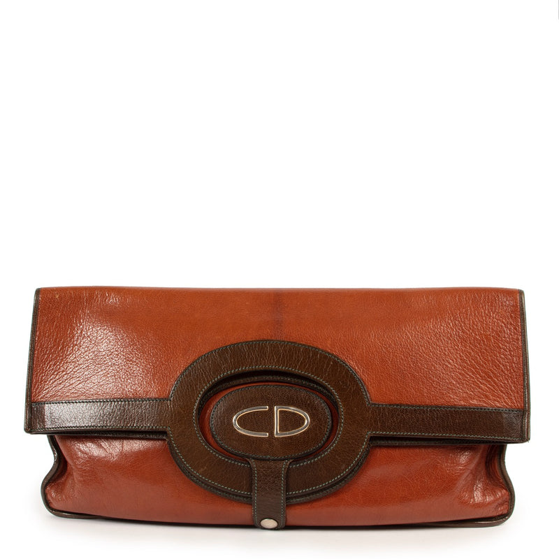 shop safe online Christian Dior Fold-Over Clutch / Tote. acheter en ligne seconde main Christian Dior Fold-Over Clutch / Tote.