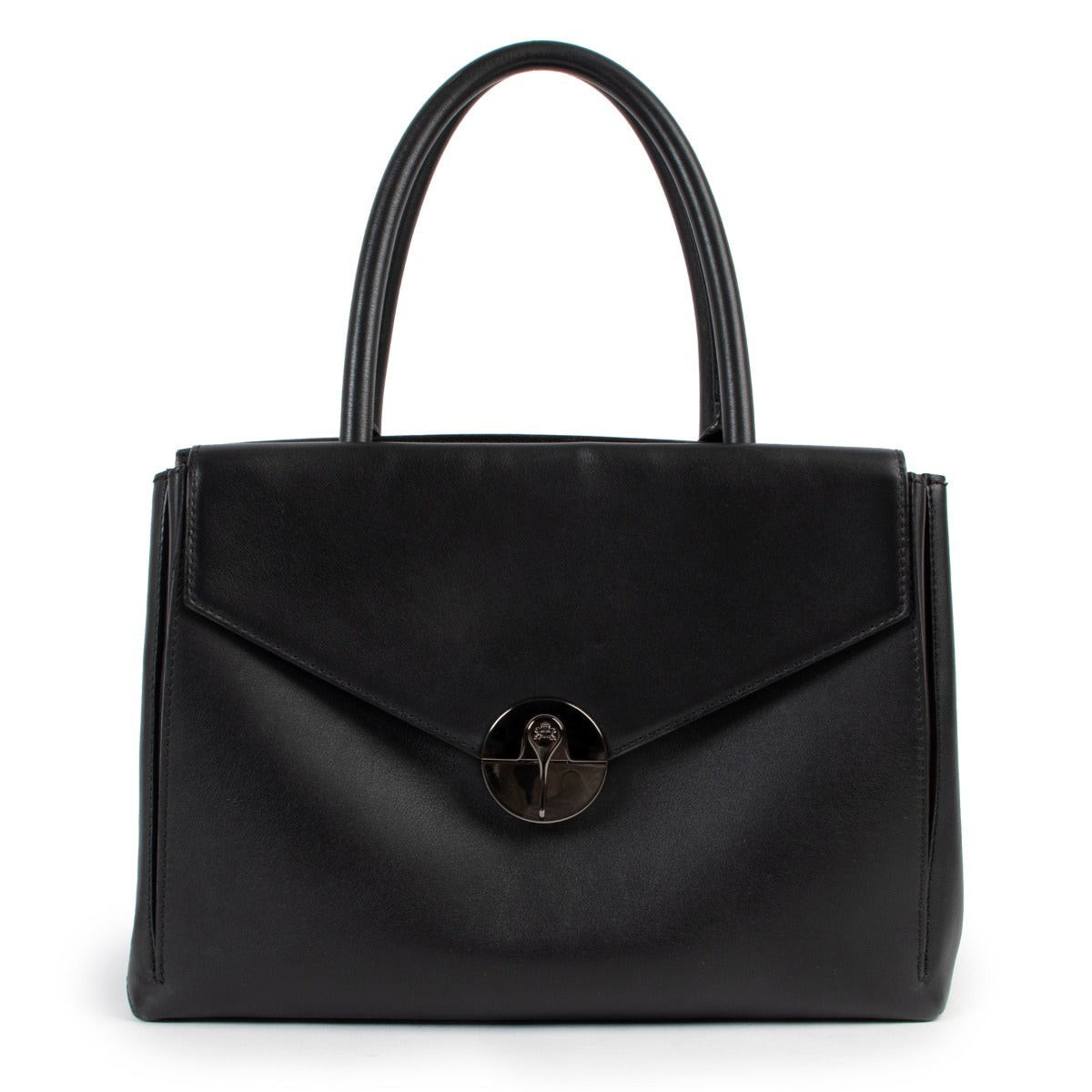 Shop authentic second hand designer Lebeau-Courally Black Leather Tote Bag at Labellov online or in Antwerp.