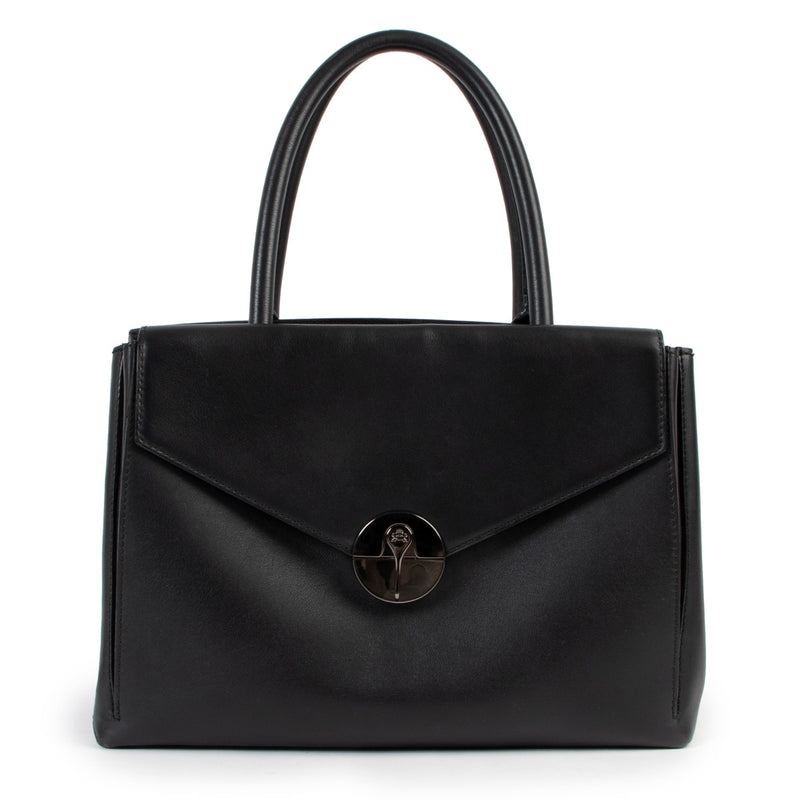 Shop authentic second hand designer Lebeau-Courally Black Leather Tote Bag at Labellov online or in Antwerp.