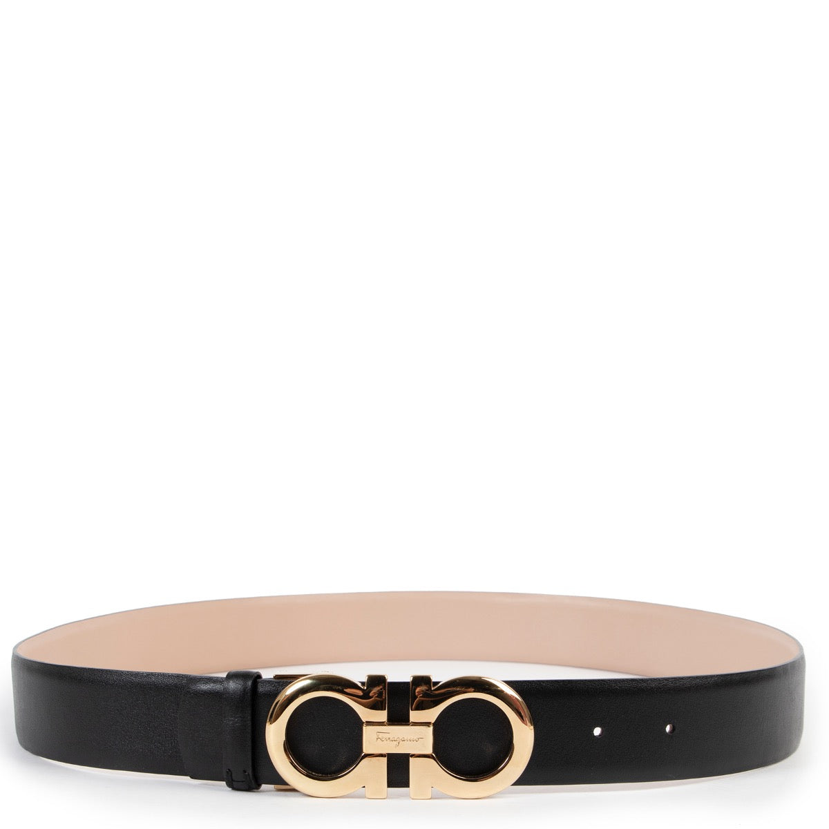 Buy an authentic second hand Salvatore Ferragamo Black Belt in very good condition at Labellov.