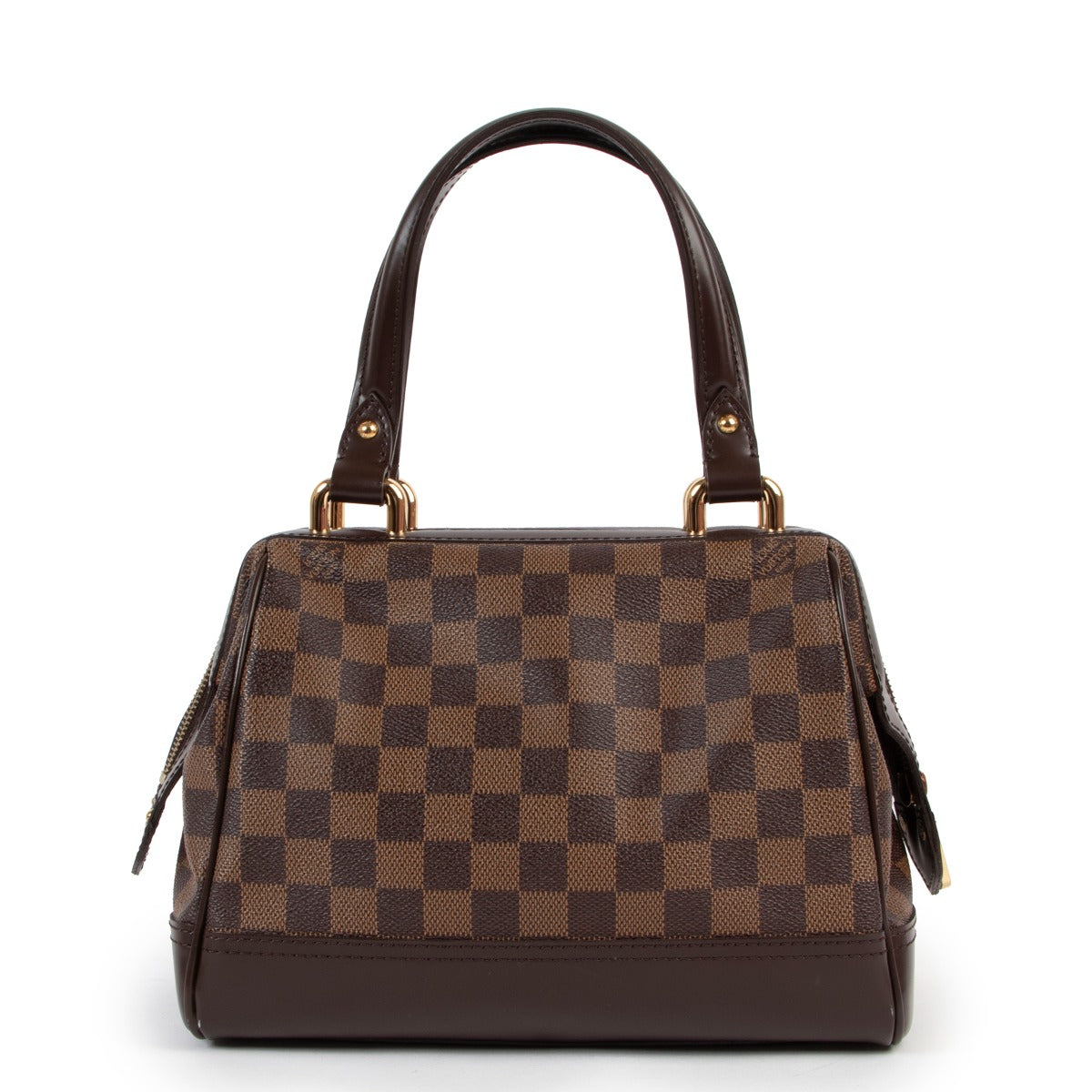 Shop authentic second hand designer vintage Louis Vuitton Knightsbridge Damier Ebene Handbag at Labellov.