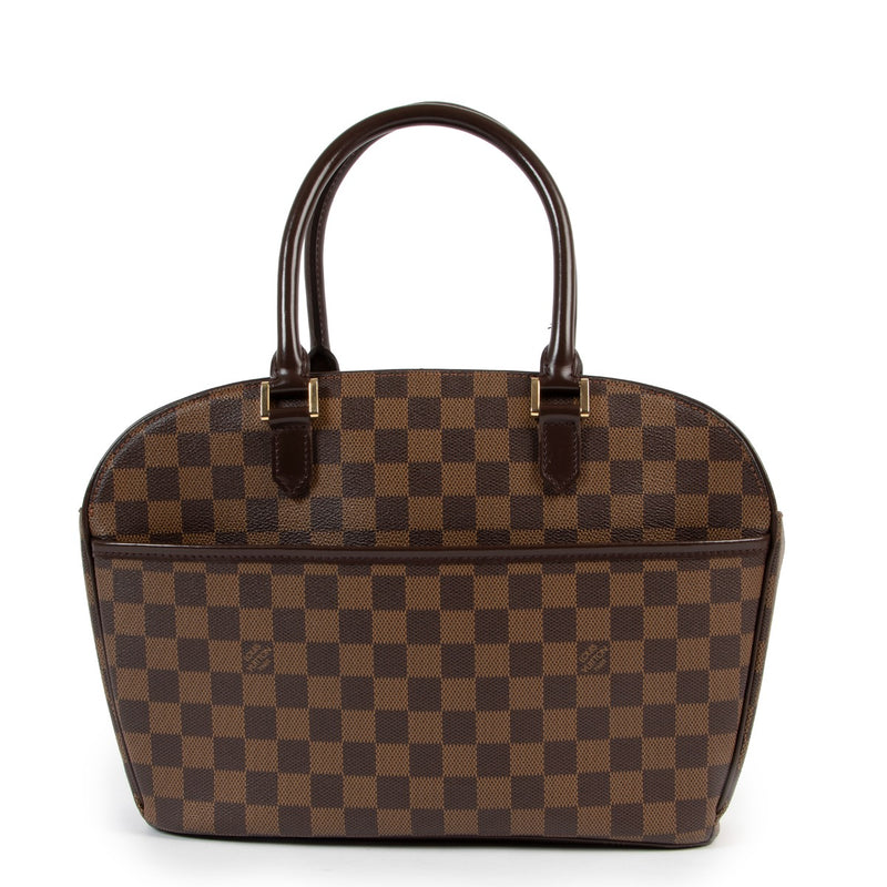 Authentic second hand luxury designer Louis Vuitton Sarria Horizontal Damier Ebene Handbag at Labellov.