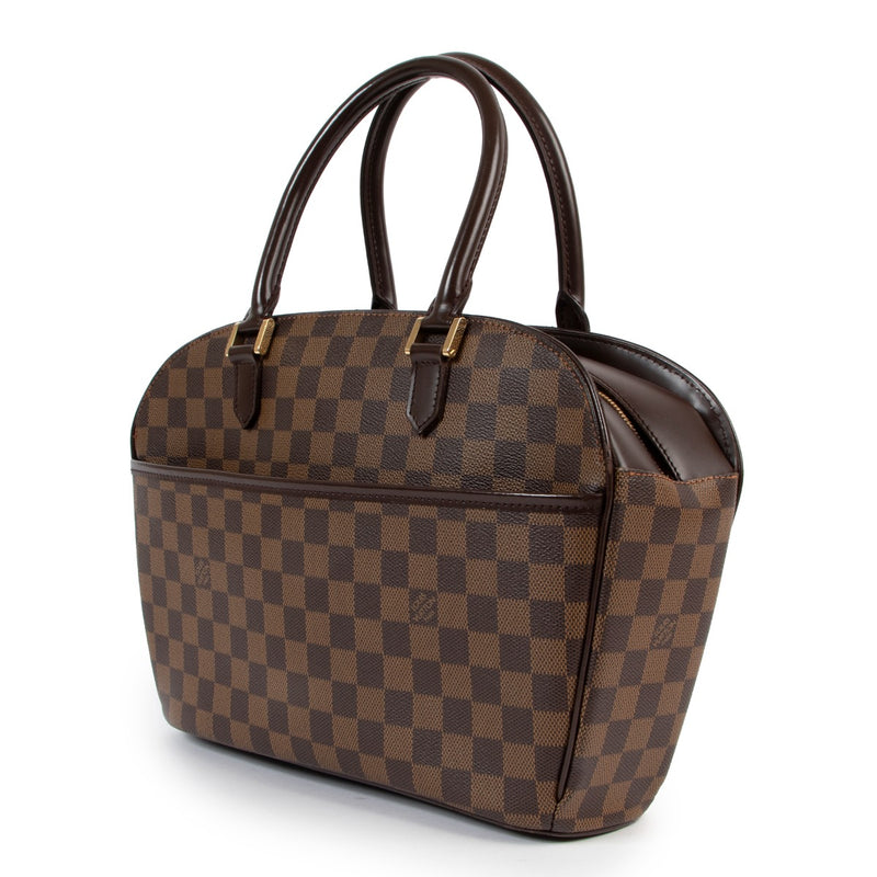 Authentic second hand luxury designer Louis Vuitton Sarria Horizontal Damier Ebene Handbag at Labellov.