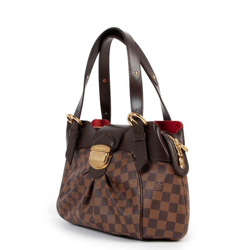 Louis Vuitton Sistina PM Damier Ebene Shoulder Bag