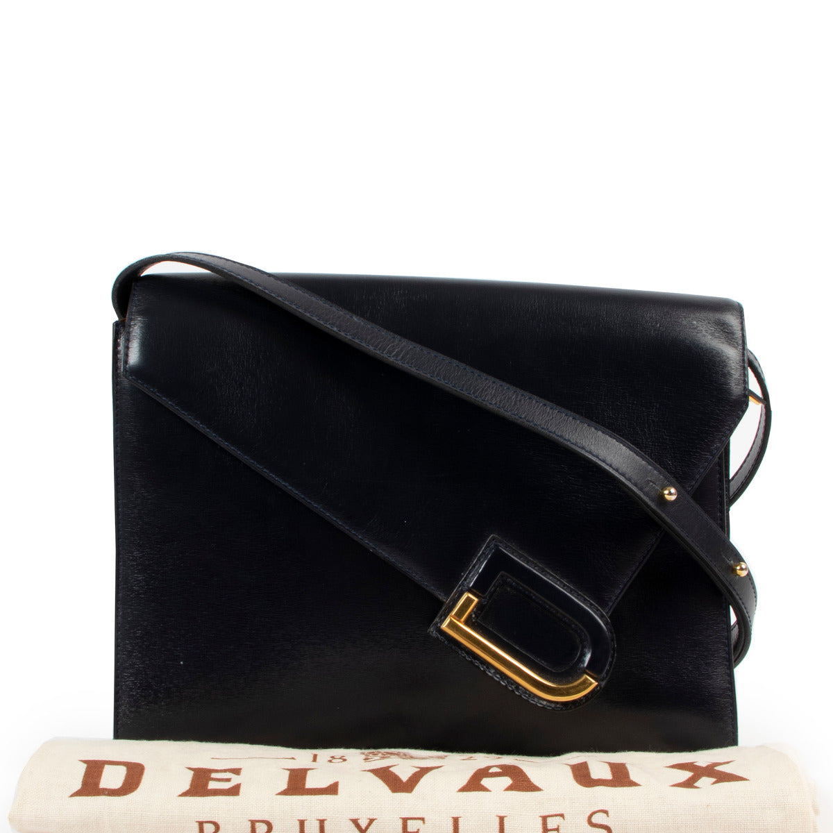 Delvaux Blue Box Crossbody Bag for the best price online available