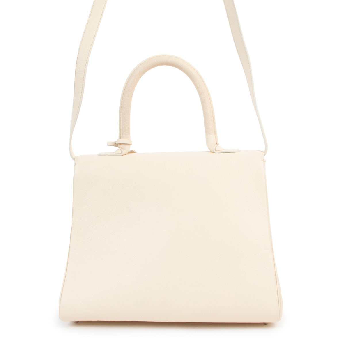 Shop second hand designer luxury Delvaux Brillant MM Diamant Ivory Handbag at Labellov.