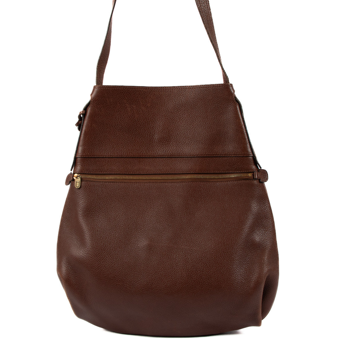 Sac Delvaux Faust en cuir marron
