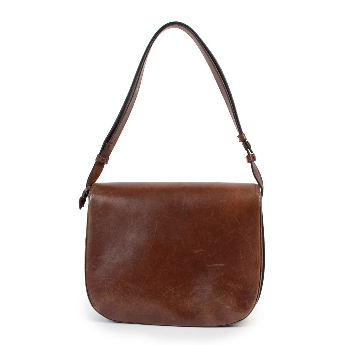 Buy an authentic second hand Delvaux Brown Leather Box Bag at Labellov
